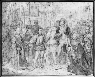 Entry of the Dauphin, the future Charles V (1337-80) into Paris, 1814 by Jean Auguste Dominique Ingres